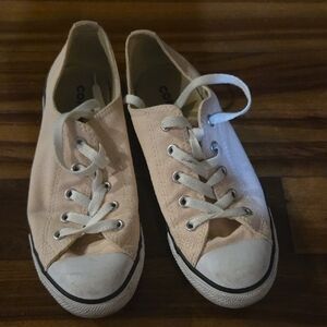 Converse Light Pink Canvas Sneakers